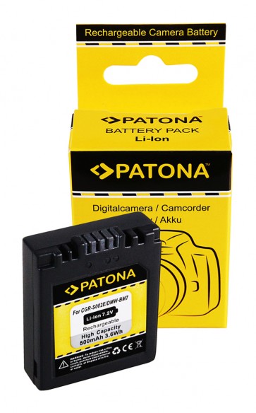 1027 (500mAh) Μπαταρία Patona για Panasonic Lumix DMC-FZ1 ψηφιακές φωτογραφικές μηχανές