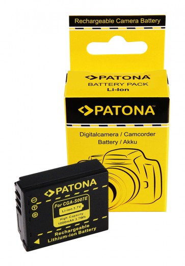1043 (1050mAh) Μπαταρία Patona για Panasonic Lumix DMC-TZ1 ψηφιακές φωτογραφικές μηχανές