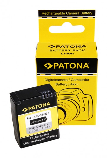 1150 (1180mAh) Μπαταρία Patona για GoPro HD Hero 3 ψηφιακές φωτογραφικές μηχανές