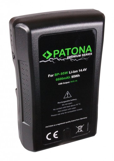 1265 (6600mAh) Μπαταρία Patona για Sony HDW 800P Βιντεοκάμερες