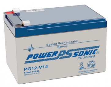 PG-12V14 Powersonic μπαταρία μολύβδου κλειστού τύπου ιδανική για UPS 12V - 14Ah