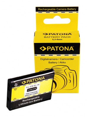 1090 (600mAh) Μπαταρία Patona για Nikon CoolPix S2500 ψηφιακές φωτογραφικές μηχανές