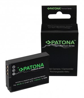 1168 (1100mAh) Μπαταρία Patona για Nikon CoolPix P300 ψηφιακές φωτογραφικές μηχανές