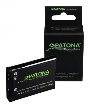 1214 (700mAh) Μπαταρία Patona για Nikon CoolPix S2500 ψηφιακές φωτογραφικές μηχανές