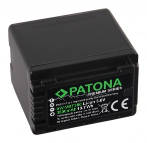 1257 (3800mAh) Μπαταρία Patona για Panasonic HC V110 Βιντεοκάμερες