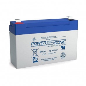 PS-435 Powersonic μπαταρία μολύβδου κλειστού τύπου 4V - 3.5Ah
