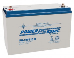 PG-12V110 Powersonic μπαταρία μολύβδου κλειστού τύπου 12V - 110Ah