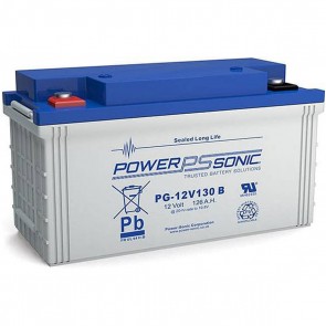 PG-12V130 Powersonic μπαταρία μολύβδου κλειστού τύπου ιδανική για UPS 12V - 130Ah
