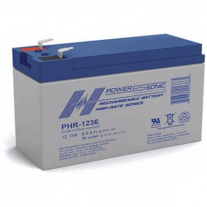 PHR-1236 Powersonic μπαταρία μολύβδου κλειστού τύπου ιδανική για UPS 12V - 8.5Ah