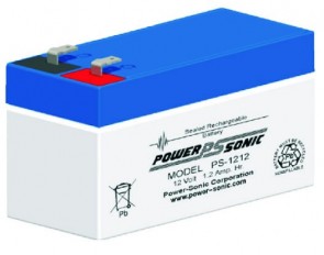 PS-1212 Vds Powersonic μπαταρία μολύβδου κλειστού τύπου 12V - 1.2Ah