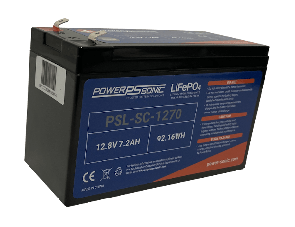 PSL-SC-1270 Powersonic μπαταρία Λιθίου κλειστού τύπου βαθιάς εκφορτίσεως 12.8V - 7.2Ah