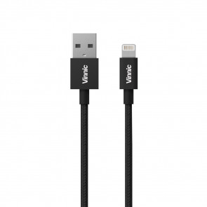 USB TYPE A σε LIGHTING CABLE (ΜΑΥΡΟ)
